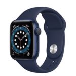 Apple Watch Series 6 (GPS) M00J3 44mm Blue Aluminium Case with Deep Navy Sport Band GPS