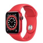 Apple Watch Series 6 (GPS) M00M3 44mm Product Red Aluminum Case with sports band
