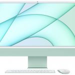 Green 24‑inch iMac with Apple M1 chip – MJV83LL