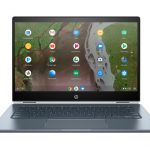HP ChromeBook x360 14 DA0009TU - 8th Gen Core i5 QuadCore 08GB 64GB eMMC 14" FHD IPS MicroEdge Touchscreen Convertible Display Backlit KB ChromeOS (Ceramic Top, Cloud Blue Base, Open Box)